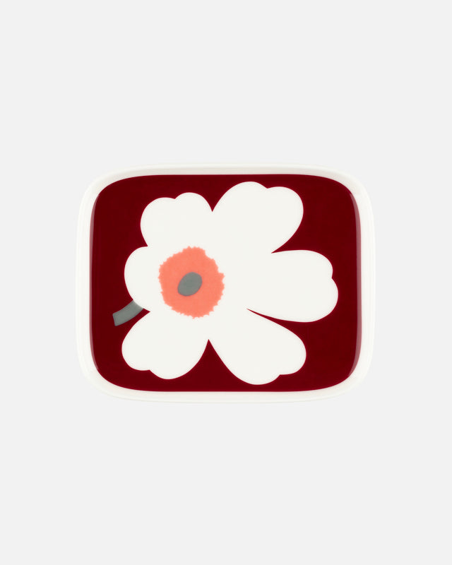 Oiva / Unikko 60th Anniversary lautanen 15x12 cm - Marimekko VN