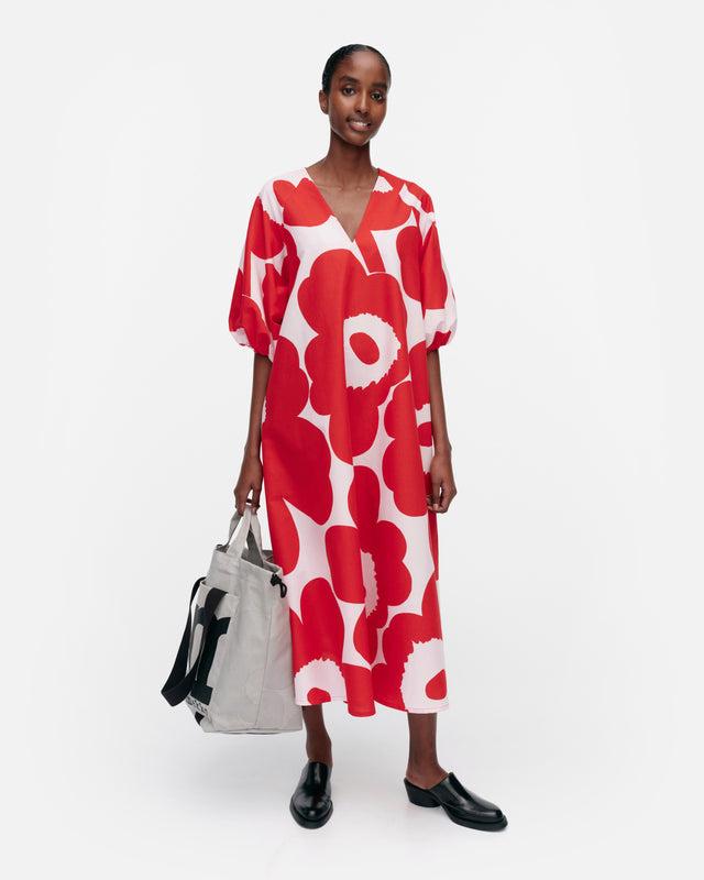 Aiva Unikko cotton linen dress - Marimekko VN