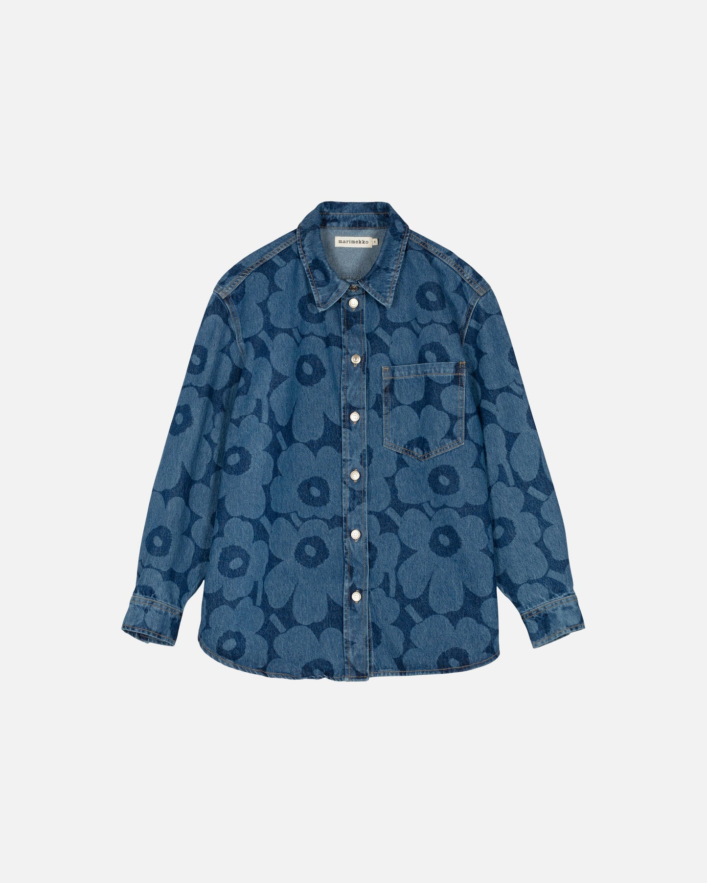 Maridenim Vaihe Unikko jean shirt - Marimekko VN