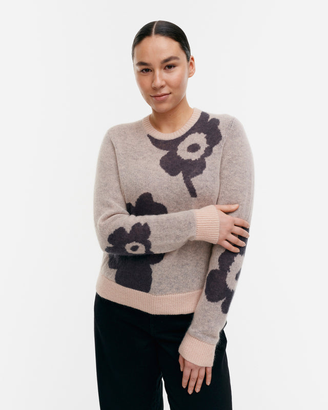 Tunnelma Unikko merino wool pullover - Marimekko VN