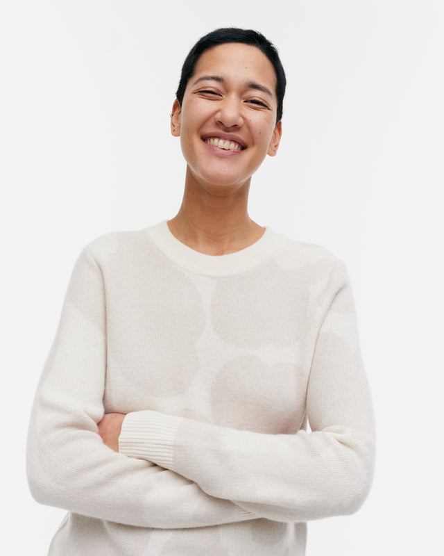 Aukio Unikko cashmere knitted pullover - Marimekko VN