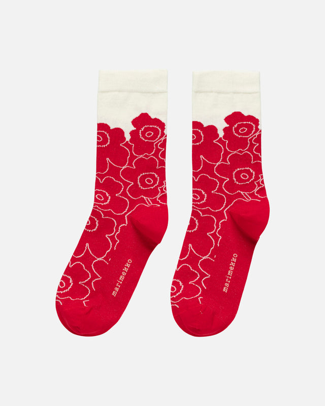 Linjaus Piirto Unikko socks - Marimekko VN