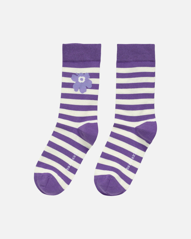 Kasvaa Tasaraita Unikko Kioski socks - Marimekko VN
