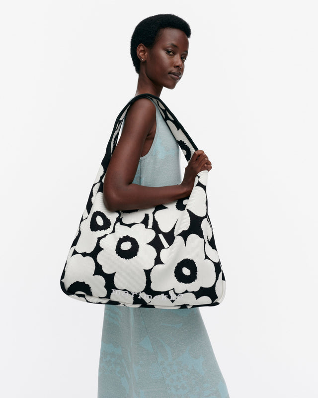 Knitted Bag Large Unikko shoulder bag - Marimekko VN