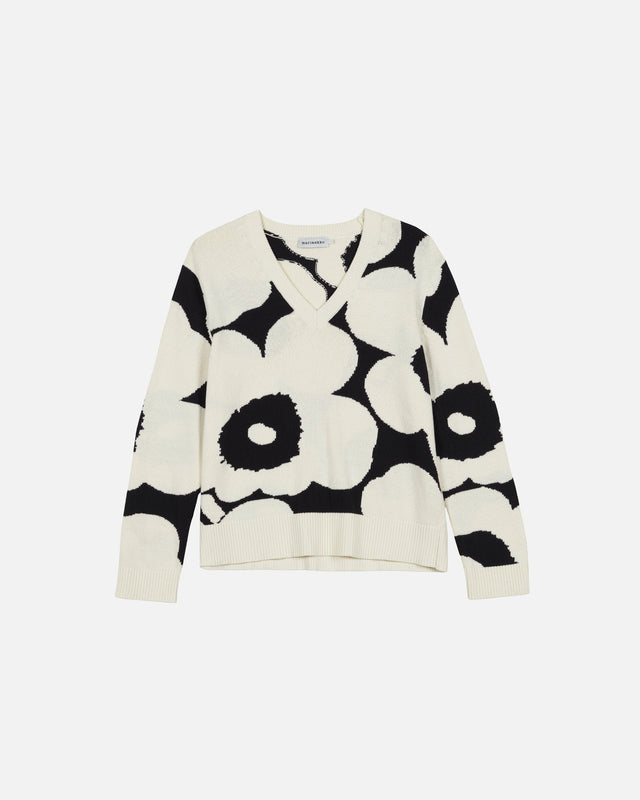 Päivä Unikko knitted cotton pullover - Marimekko VN