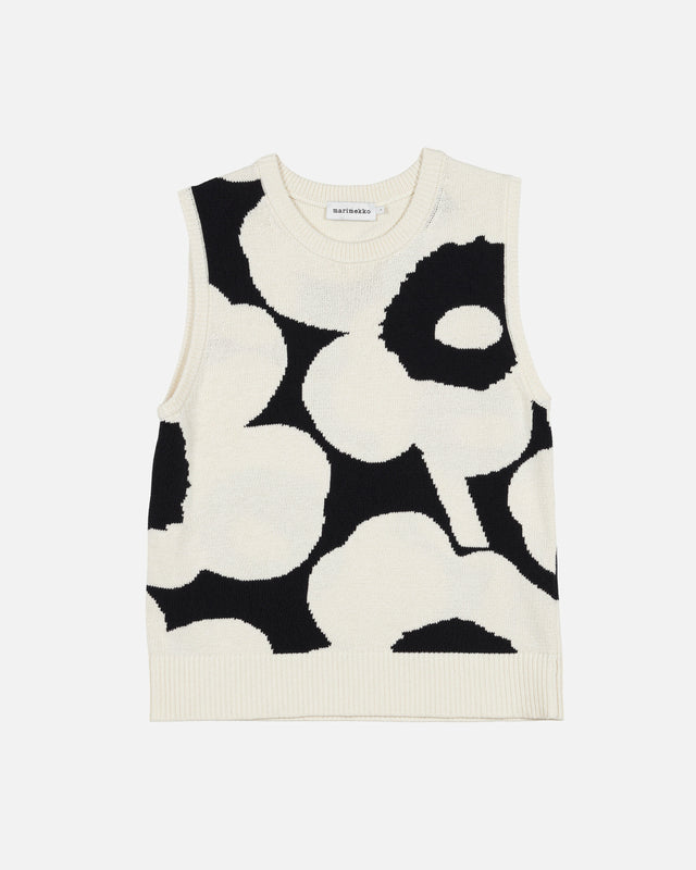 Pioneeri Unikko knitted cotton vest - Marimekko VN