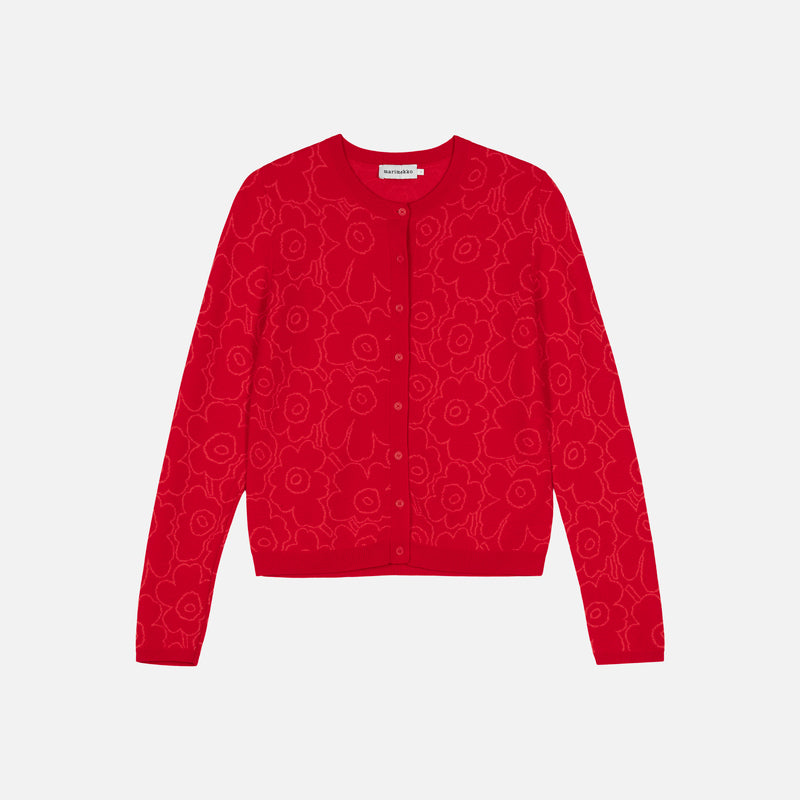 Mutka Mini Piirto Unikko knitted cardigan - Marimekko VN