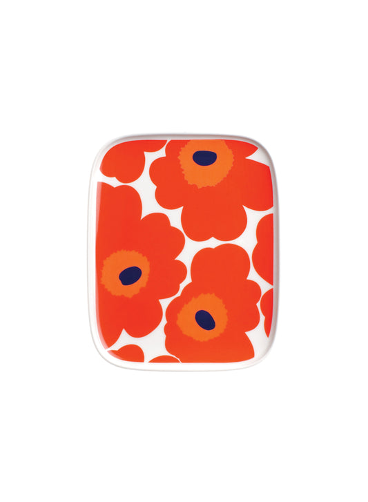 Oiva / Unikko Plate 15X12 Cm - Marimekko VN