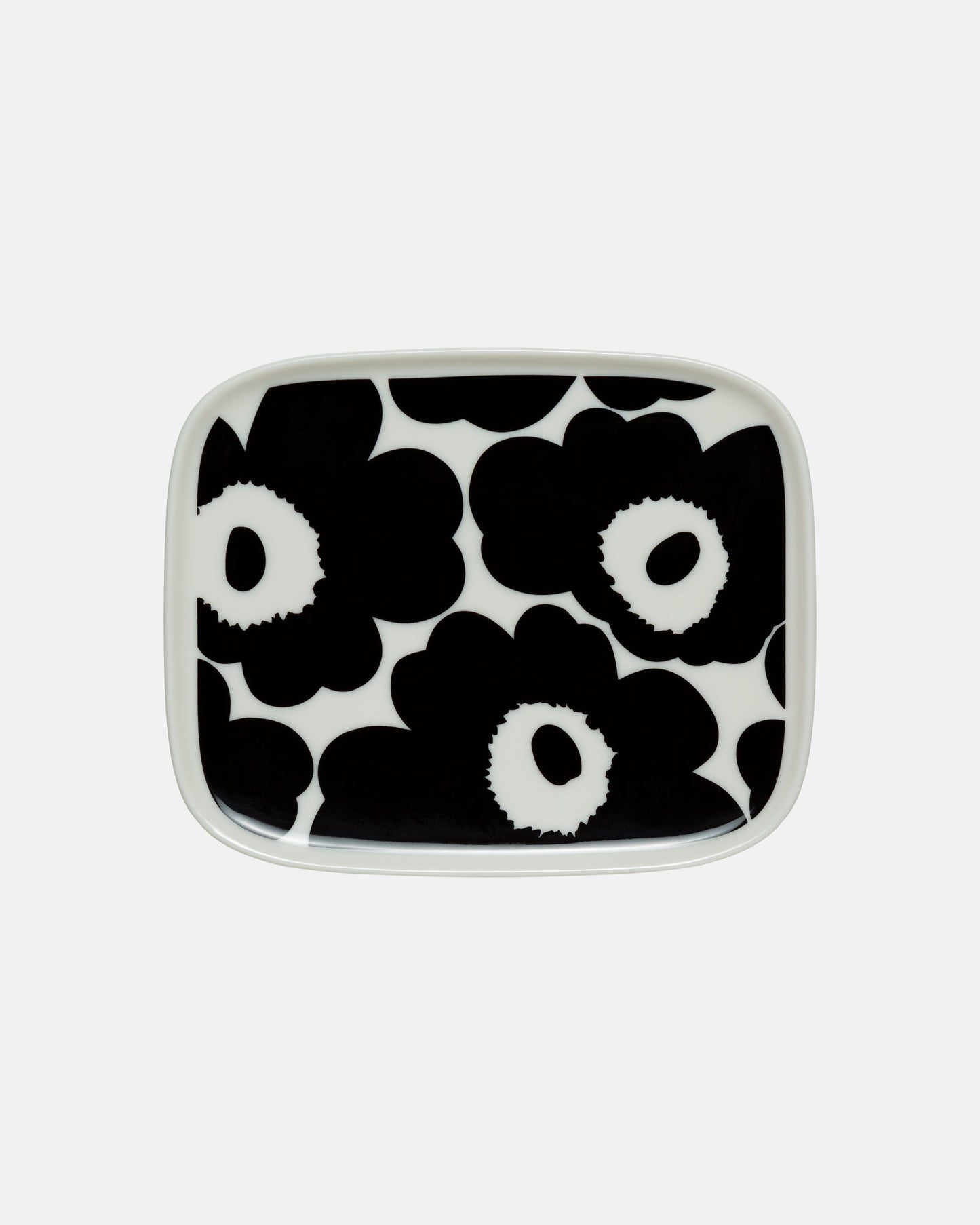 Oiva / Unikko Plate 15X12 Cm - Marimekko VN