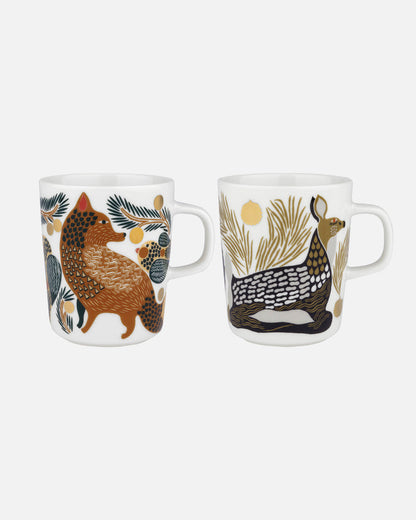 Oiva / Ketunmarja & Peura mug set 2,5 dl, 2 kpl - Marimekko VN