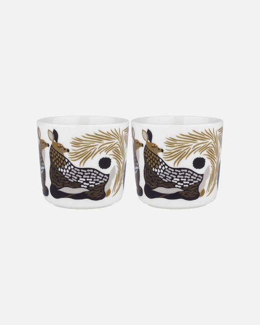 Oiva / Peura coffee cup 2 dl, without handle, 2 pcs - Marimekko VN