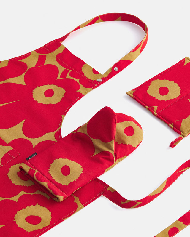 Pieni Unikko ovenmitten and pot holder - Marimekko VN