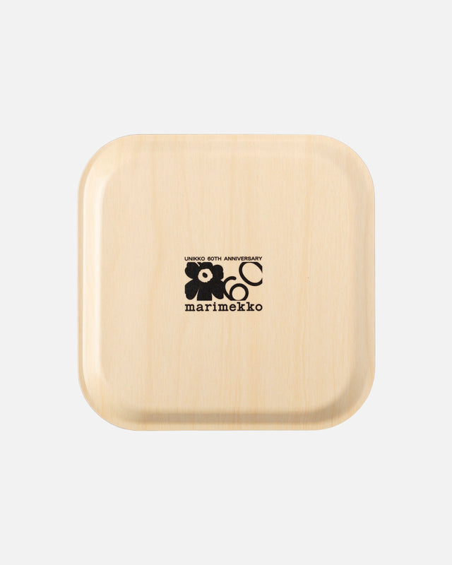 Unikko 60 Anniversary plywood tray 20x20 cm - Marimekko VN