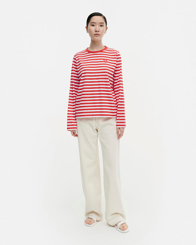 Tasaraita Relaxed Longsleeve jersey top - Marimekko VN