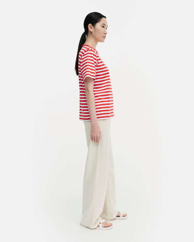 Tasaraita Relaxed Shortsleeve t-shirt - Marimekko VN