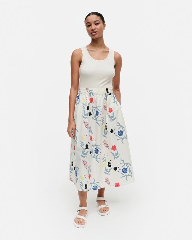 Garrel Herbaario cotton poplin skirt - Marimekko VN