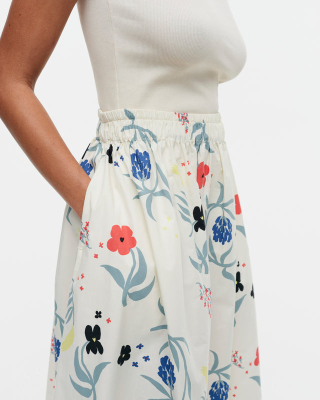 Garrel Herbaario cotton poplin skirt - Marimekko VN