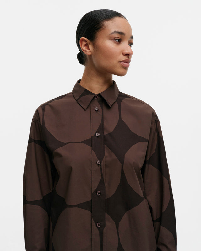 Nila Kivet cotton poplin shirt - Marimekko VN