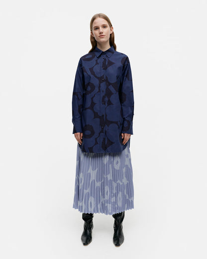 Nila Unikko cotton poplin shirt - Marimekko VN