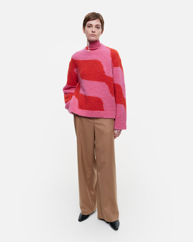 Intuitio Taifuuni knitted wool pullover - Marimekko VN