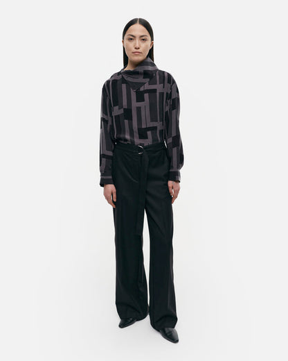 Palmetti Solid wool mix trousers - Marimekko VN