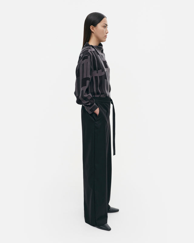 Palmetti Solid wool mix trousers - Marimekko VN