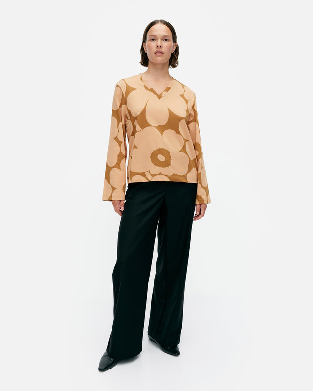 Travee Unikko cotton jersey top - Marimekko VN