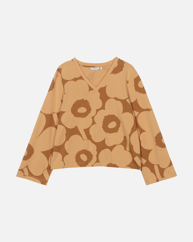 Travee Unikko cotton jersey top - Marimekko VN