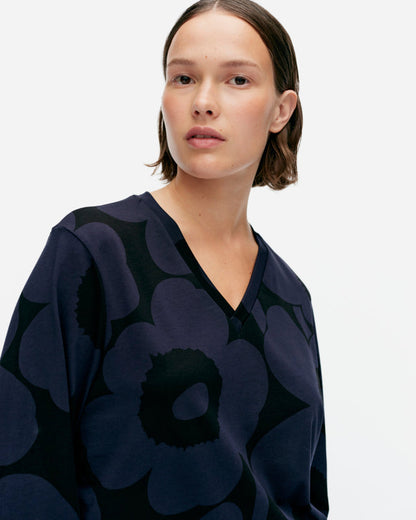 Travee Unikko cotton jersey top - Marimekko VN