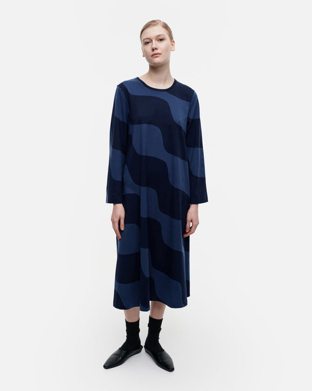 Temenos Taifuuni cotton jersey dress - Marimekko VN