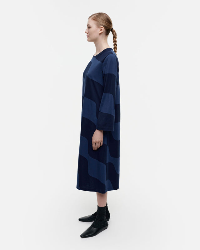 Temenos Taifuuni cotton jersey dress - Marimekko VN