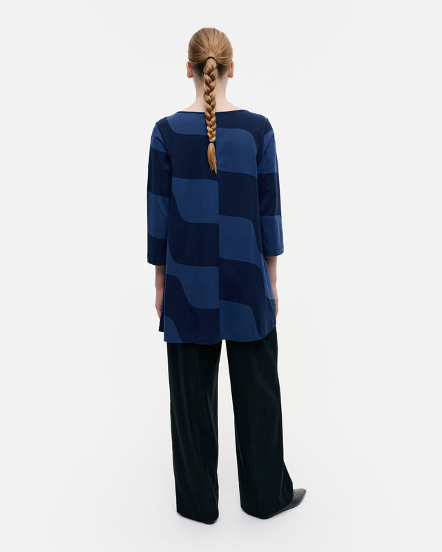 Tempera Taifuuni cotton jersey tunic - Marimekko VN