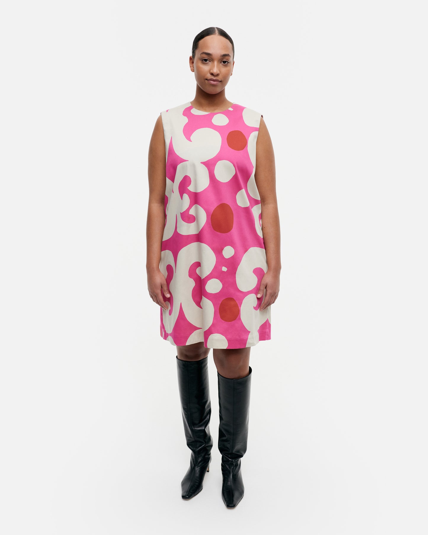 Siluetti Keidas Cotton Sateen Dress - Marimekko VN