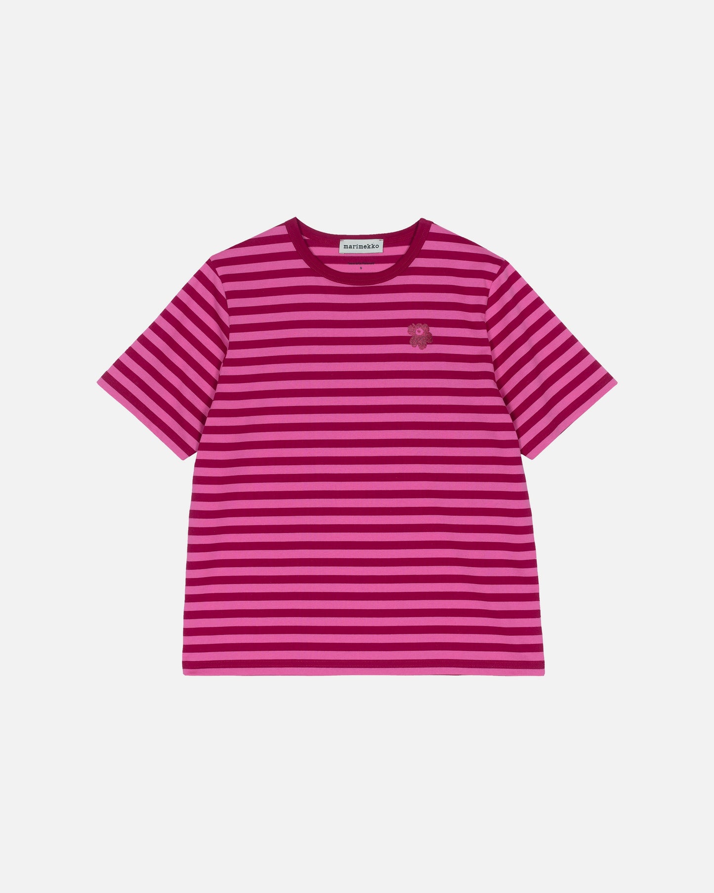 Tasaraita Relaxed Short Sleeve Glitter T-Shirt - Marimekko VN