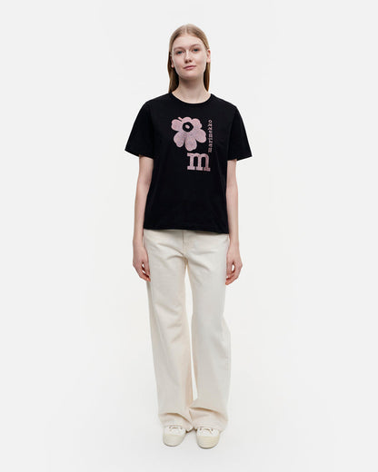 Erna Unikko Logo Glitter t-shirt - Marimekko VN