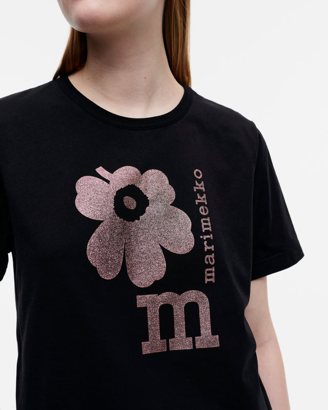 Erna Unikko Logo Glitter t-shirt - Marimekko VN