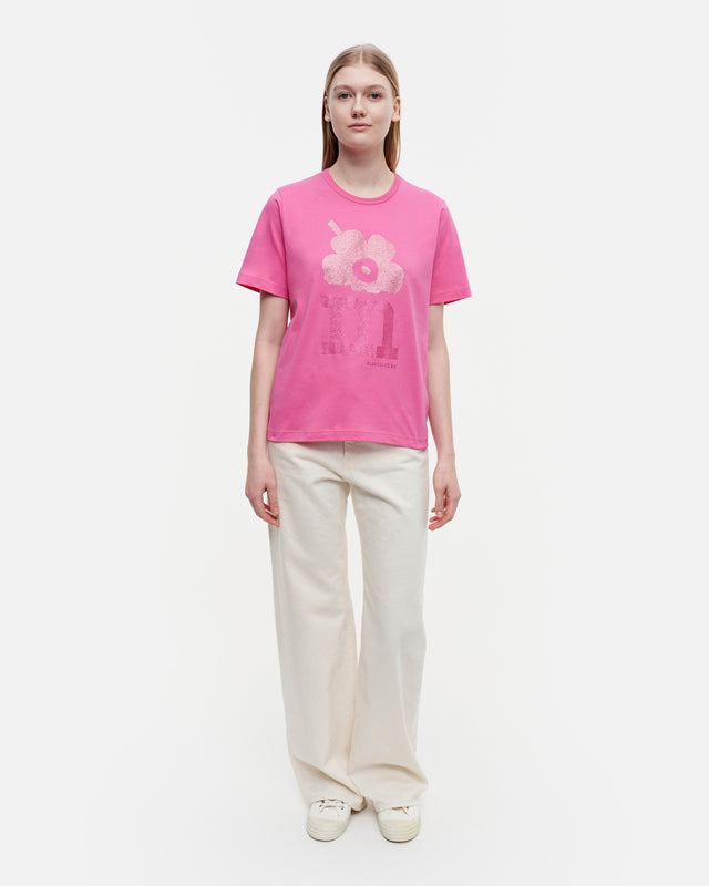 Erna Unikko Logo Glitter t-shirt - Marimekko VN