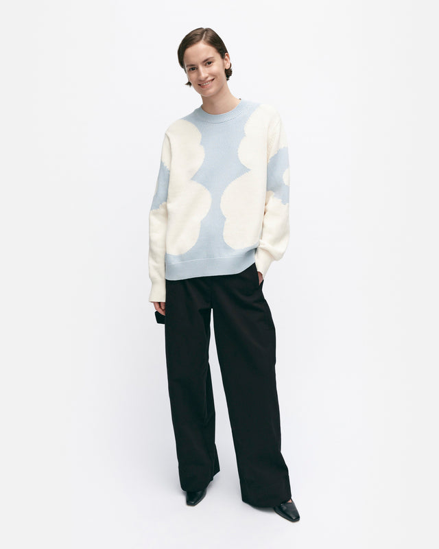 Arkki Heijastus Unikko Knitted Cotton Pullover - Marimekko VN