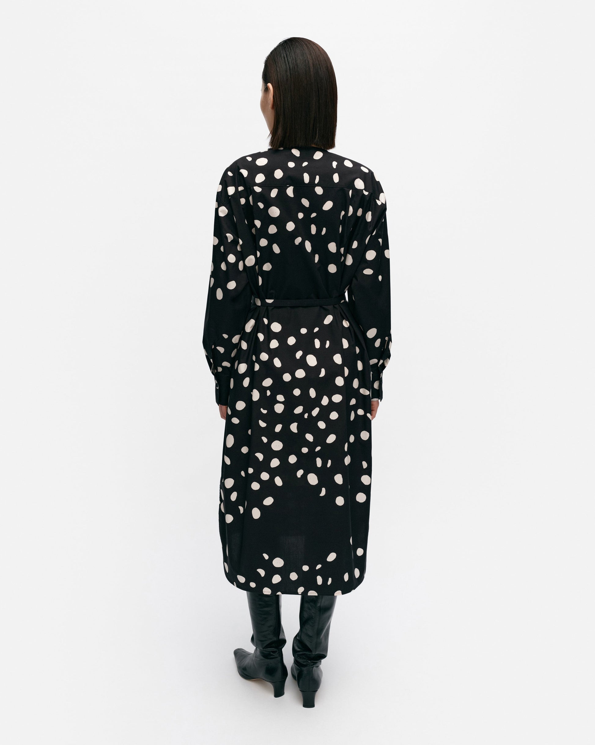 Febina Pilkku Cotton Poplin Dress - Marimekko VN