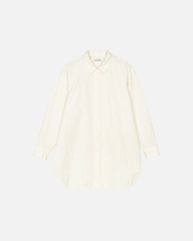 Muoto Piirto Unikko cotton poplin shirt - Marimekko VN