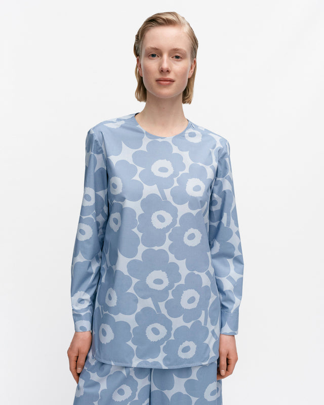 Kehu Unikko Cotton Poplin Blouse - Marimekko VN