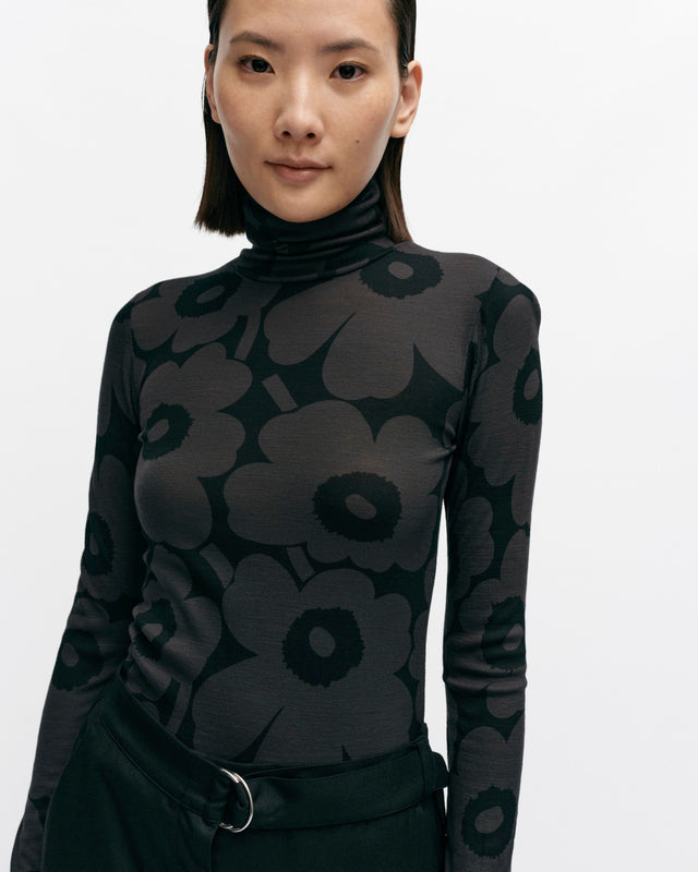 Vilina Unikko wool turtleneck top - Marimekko VN