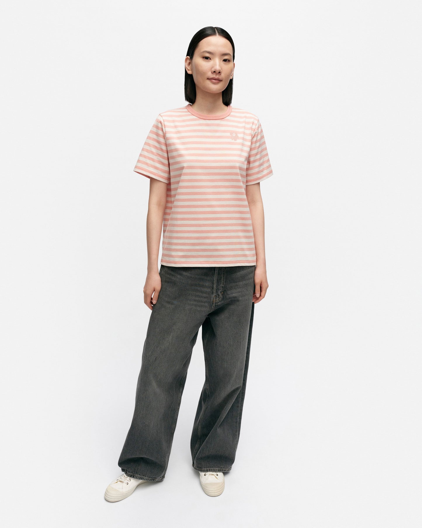 Tasaraita Relaxed Shortsleeve T-Shirt - Marimekko VN