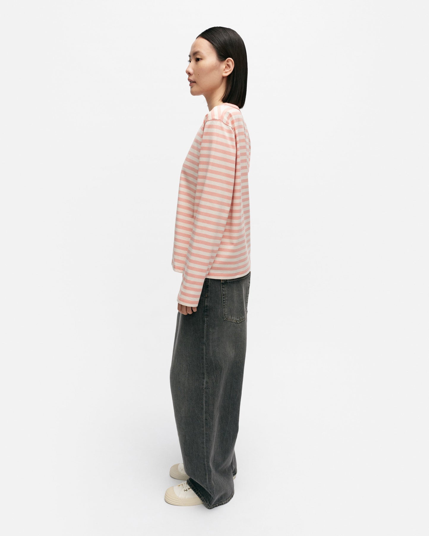 Tasaraita Relaxed Longsleeve Jersey Top - Marimekko VN