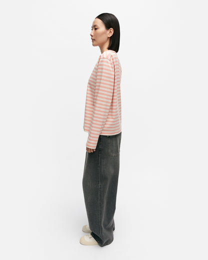 Tasaraita Relaxed Longsleeve Jersey Top - Marimekko VN