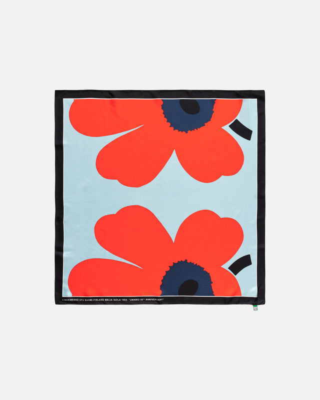 Lauhtua Heijastus Unikko Silk Scarf - Marimekko VN