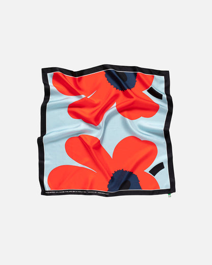 Lauhtua Heijastus Unikko Silk Scarf - Marimekko VN