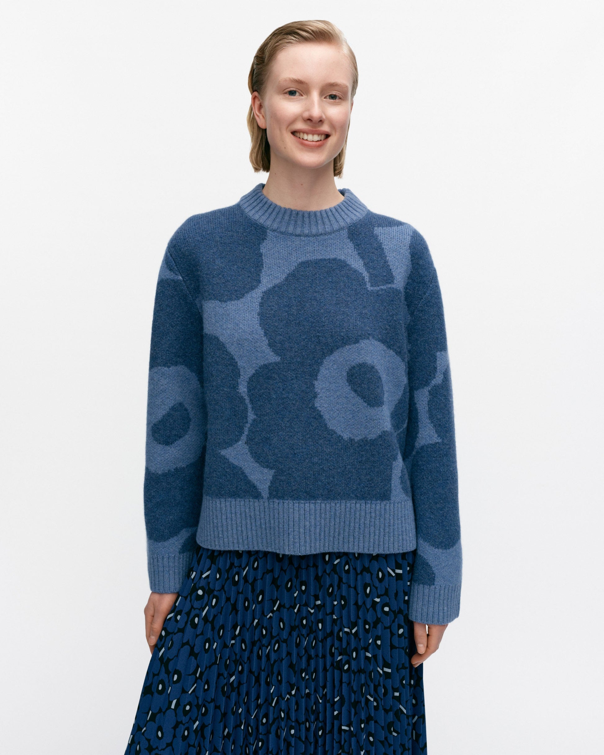 Virtaus Unikko Knitted Wool Pullover - Marimekko VN