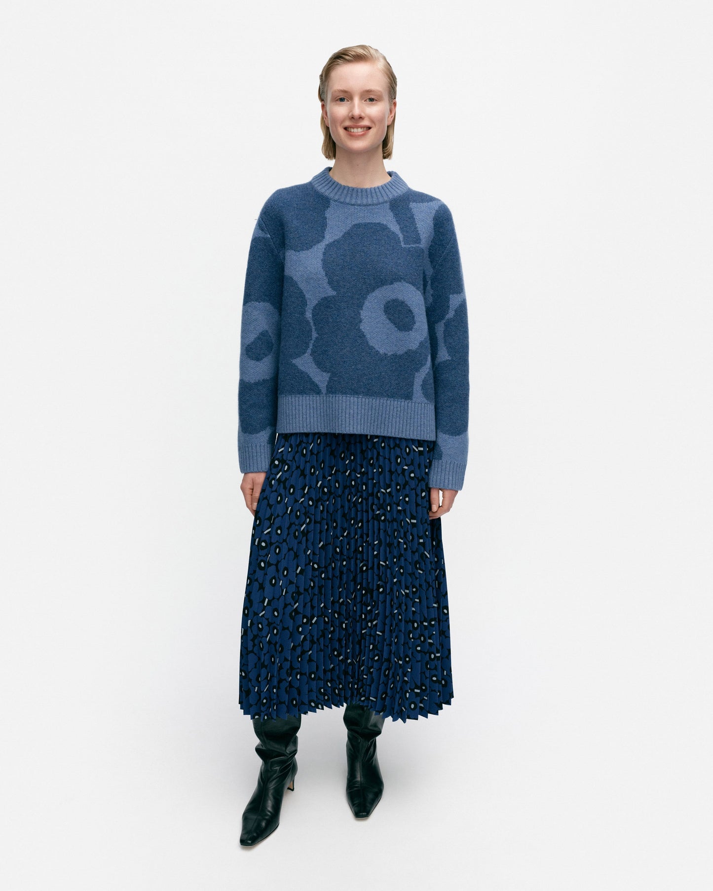 Virtaus Unikko Knitted Wool Pullover - Marimekko VN