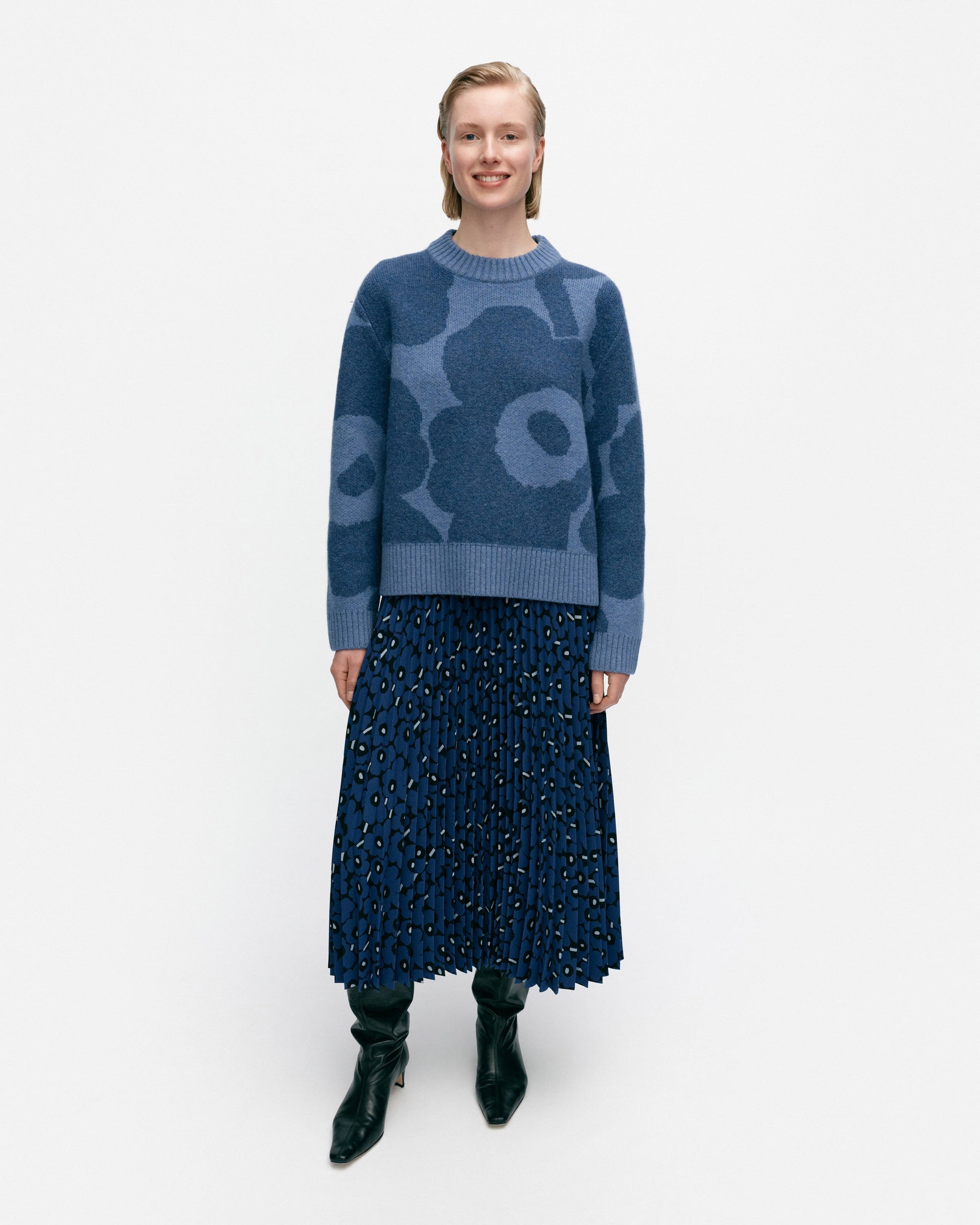 Virtaus Unikko Knitted Wool Pullover - Marimekko VN